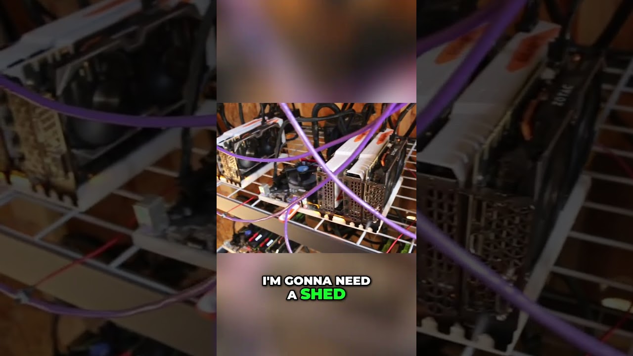 Building The ULTIMATE Mining Shed: The Voskoin Trio Story! shorts