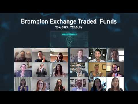 TMX Group congratulates Brompton Exchange Traded Funds on the launch of two new ETFs (TSX:BREA/TSX:BLOV) TMX Group congratulates Brompton Exchange Traded Funds on the launch of two new ETFs (TSX:BREA/TSX:BLOV)