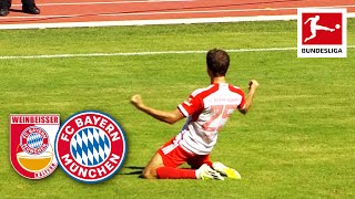 Thomas Müller Brace | Weinbeisser Kaltern vs. FC Bayern München 1-6