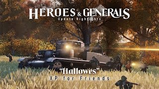 Heroes & Generals - 'Hallowes - XP for Friends' Update