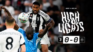 HIGHLIGHTS SERIE A | Juventus 0-0 Napoli | The Motta-Conte duel ends with a draw