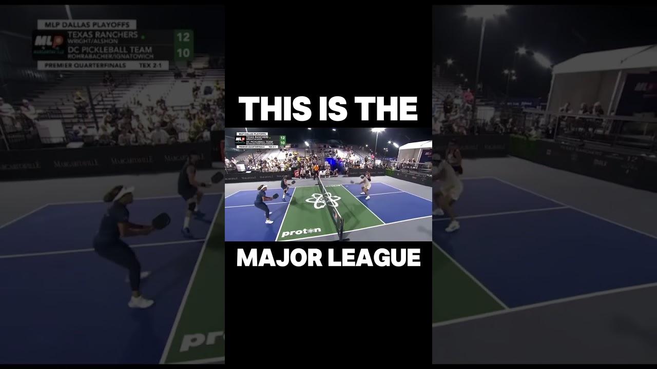 This is Major League Pickleball at its finest 👌…#pickleball #pickleballhighlights