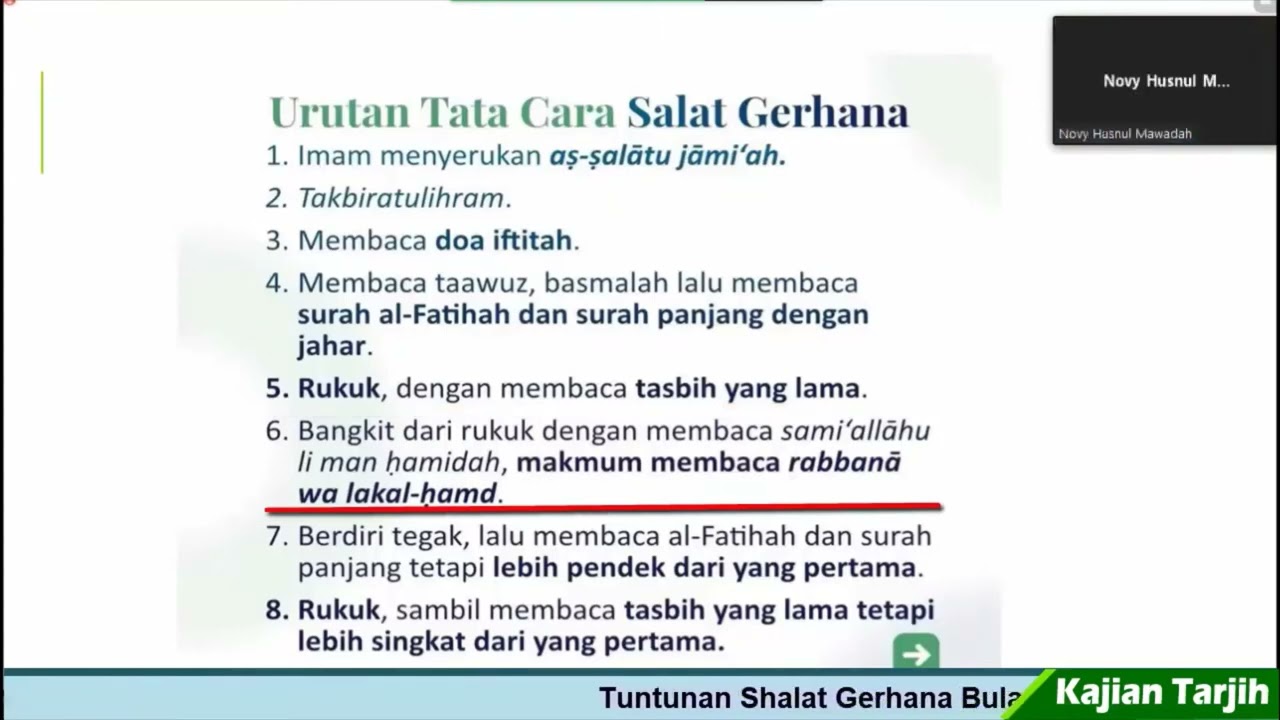 [KTO] - Tata Cara Salat Gerhana sesuai Tarjih - MuhammadiyahNews.com