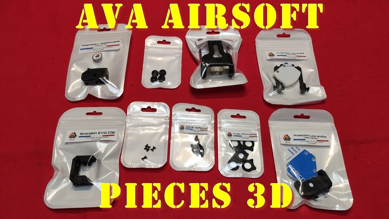 Gear - AVA Airsoft - Accessoires imprimés 3D [French]