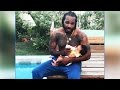 Chris Gayle spotted feeding milk to his daughter Blush, See pic