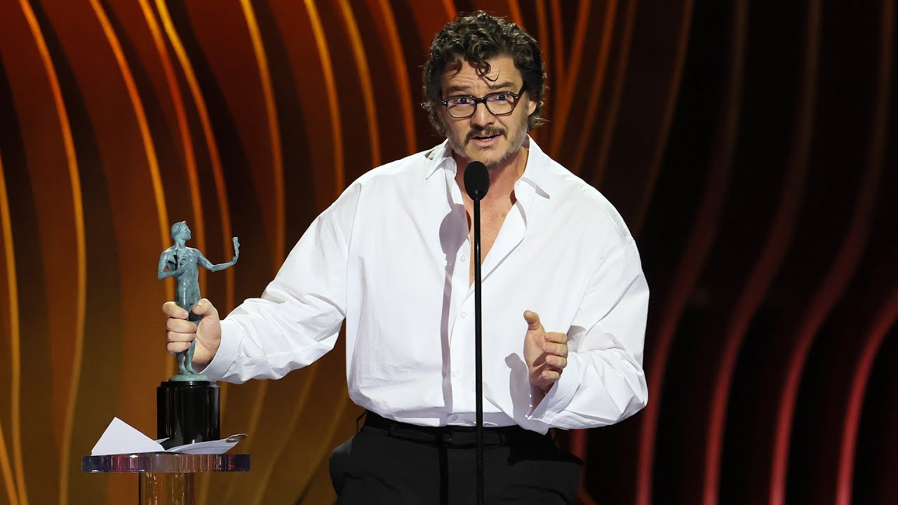 Pedro Pascal Admits He's 'a Little Drunk' After Surprise SAG Awards Win