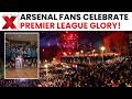 Arsenal Fans Erupt In North London After Historic Premier League Win 🔴🔥 - VIRAL VIDEO!