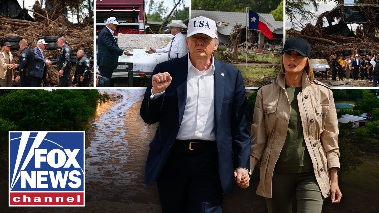 CONSOLOR-IN-CHIEF: Trump, first lady Melania visit flood-ravaged Texas