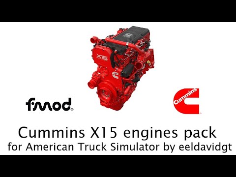 Cummins X15 Engines Pack by eelDavidGT v1.1 1.47