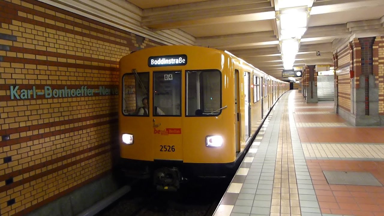 U8 Karl-Bonhoeffer-Nervenklinik (U-Bahn Berlin) - YouTube