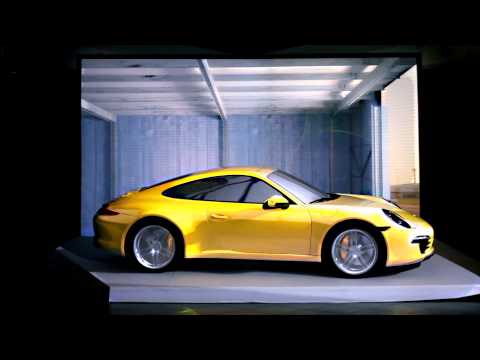 Porsche 911 projection: evoking emotions from a standstill