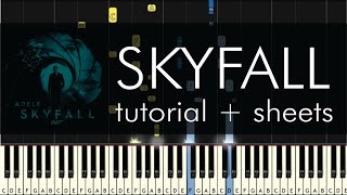 Adele - Skyfall (Piano Tutorial)
