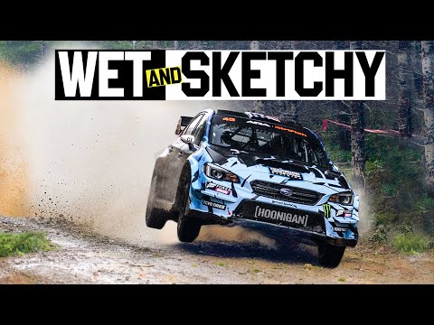 Carnage And Slippery Chaos at Ken Block’s First Race Back in A Subaru