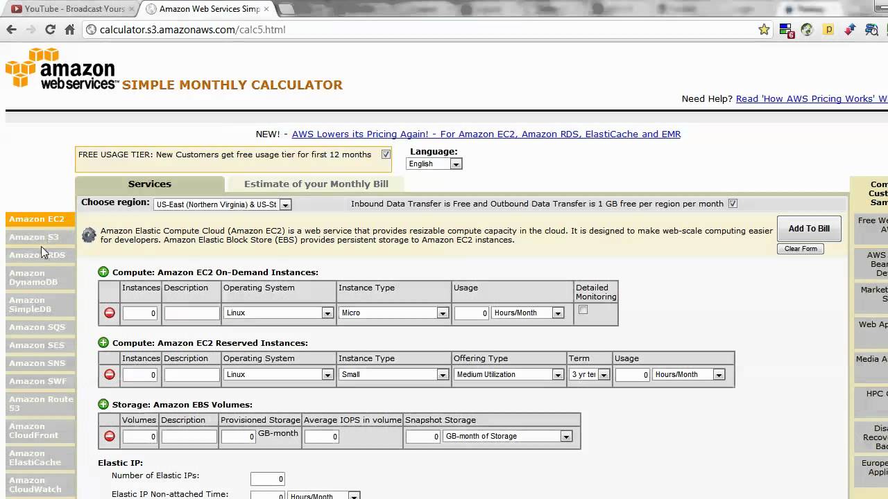 amazon server price calculator amazon server price calculator