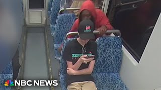 Video shows moments prior to fatal Charlotte train stabbing