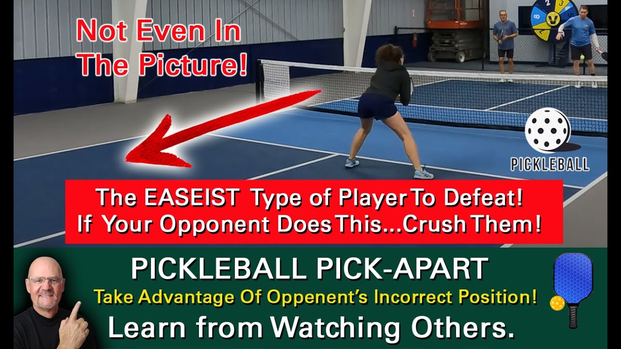 Pickleball! If Your Opponent Makes This Mistake, You Shouldn't Lose! Learn By Watching Others!