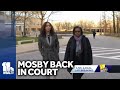 Mosby returns to federal court ahead of second trial