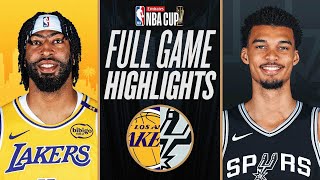 LAKERS at SPURS | EMIRATES NBA CUP 🏆 | FULL GAME HIGHLIGHTS | November 15, 2024