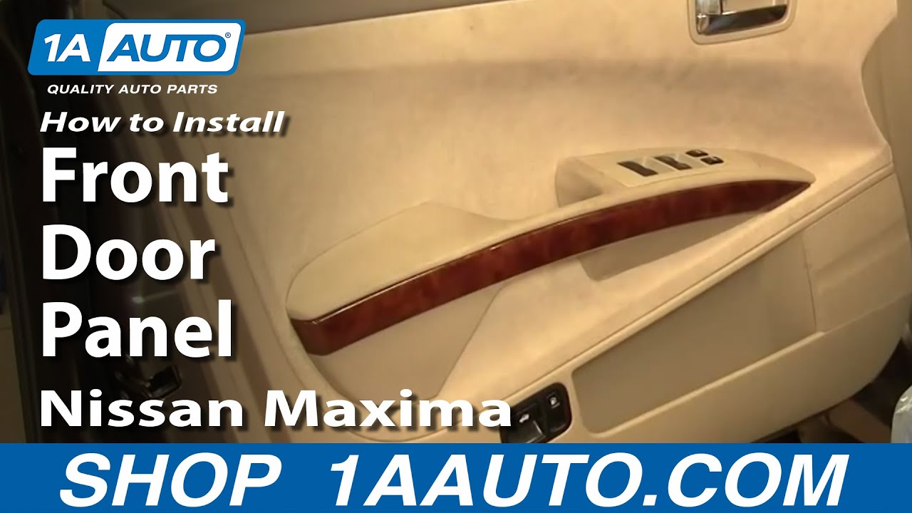 How to remove door panel on 2002 nissan maxima #7