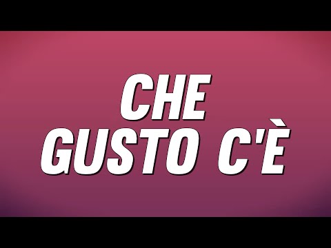Fabri Fibra - Che Gusto C'è ft. Tredici Pietro (Testo)