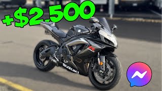 So i tried flipping a GSXR on Facebook Marketplace...