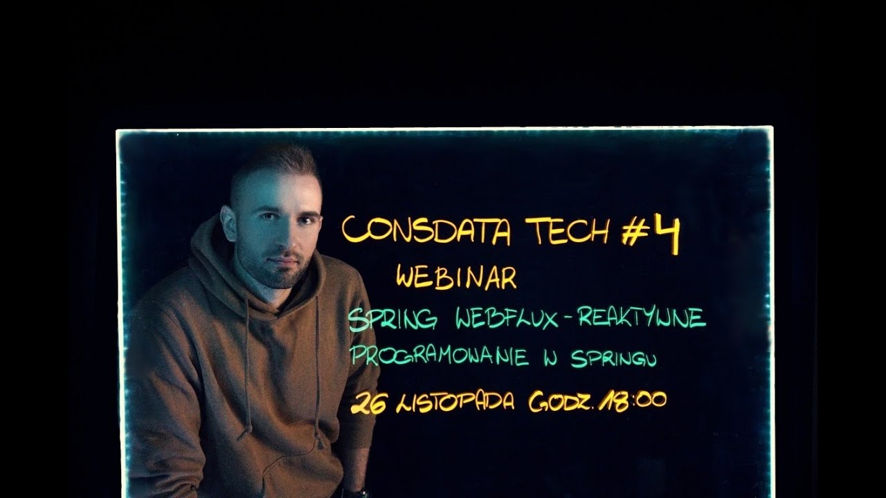 Marek Pawełczyk zaprasza na Consdata Tech#4