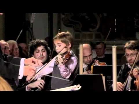 Valerio Scarano (8 anni), Vivaldi Concerto per Violino, Orchestra di Padova e del Veneto dir.Scarpis