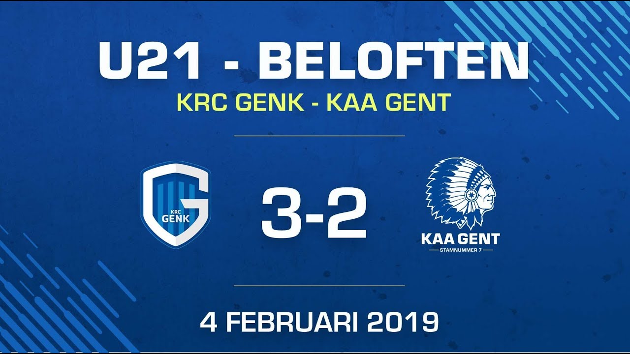 U21 KRC Genk - KAA GENT: 3-2