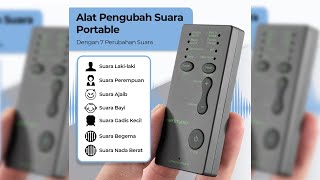 Pratinjau video produk TaffSTUDIO Alat Pengubah Suara Voice Changer Mini Portable - AE19