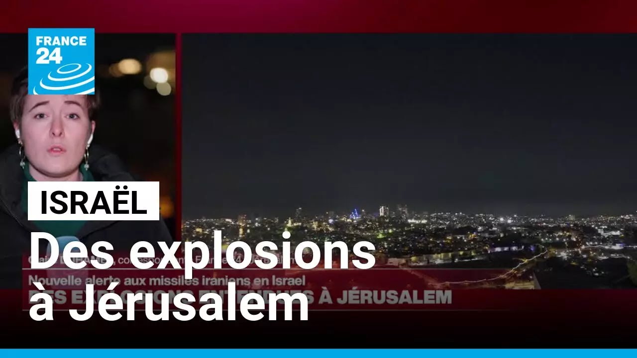 "Le dôme de fer n'est pas infaillible", des explosions entendues à Jérusalem • FRANCE 24