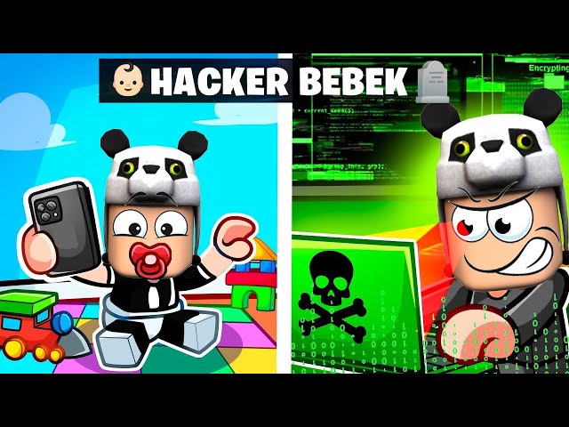 HERON Roblox'ta HACKER BEBEK Olarak BÜYÜYOR!