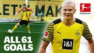 61 Goals in Only 65 Games | Erling Haaland — All Bundesliga Goals