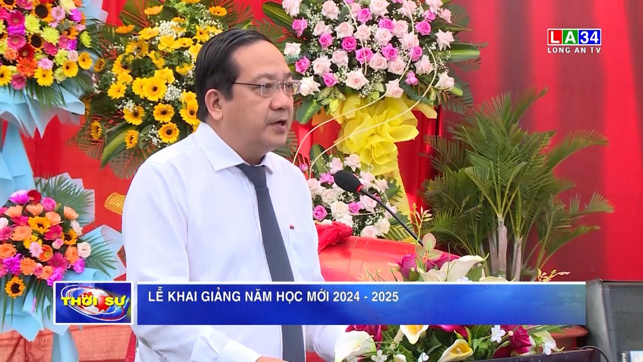 Phó Chủ tịch UBND tỉnh Nguyễn Minh Lâm dự Lễ khai giảng năm học 2024 -2025 tại Kiến Tường