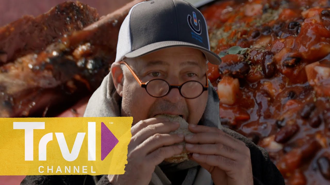 Ostrich Sandwiches and Wartime Chili | Bizarre Foods with Andrew Zimmern | Travel Channel