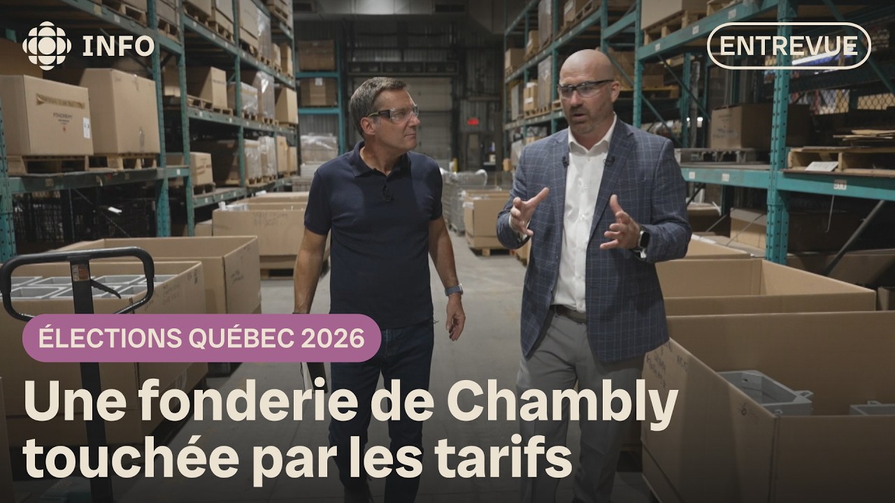 La bataille des couronnes : Patrice Roy rencontre le patron d'une fonderie