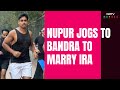 Groom-To-Be Nupur Shikhare Jogs To His Wedding Venue