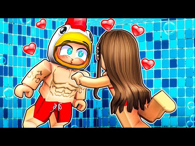 J'ai embrassé ma FANGIRL à une POOL PARTY sur Brookhaven Roblox !