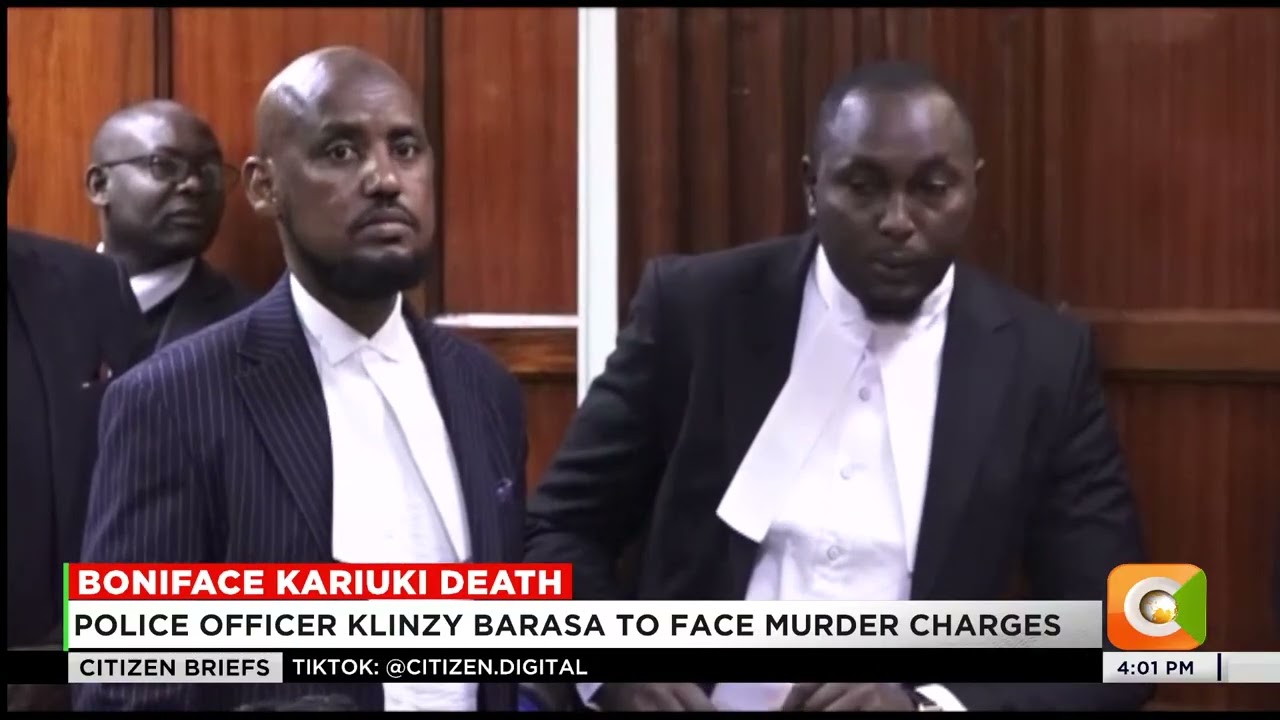 Police officer Klinzy Barasa to face murder charges