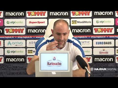 Igor Tudor uoči Hajduk - Slaven Belupo