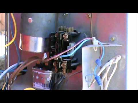 Fix Your Own AC - How to Change a Contactor - YouTube 24v wiring diagram 