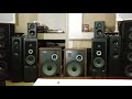 Acoustic Research AR15 Hi-RES Speakers w/ Acoustic 636 Floor Speakers & Yamaha M-80 Amplifier