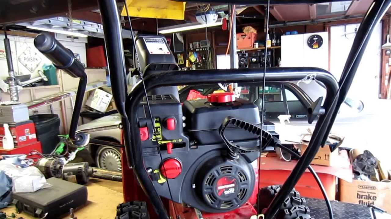 Craftsman Snow blower repair - YouTube mtd snowblower fuel filter 