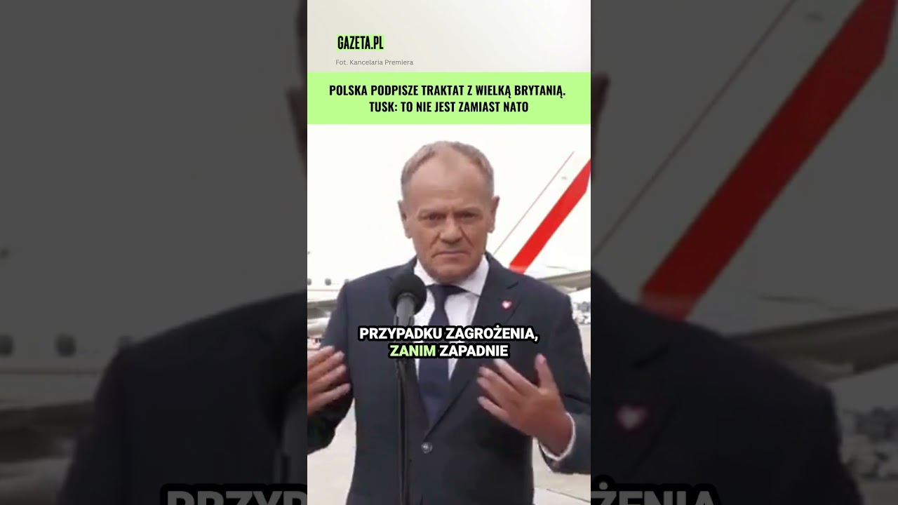 Договор Польши с Великобританией. Туск: Я знаю, что сейчас будут подобные спекуляции #shorts