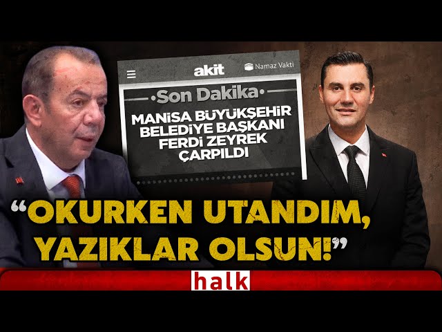 Akit gazetesinin Ferdi Zeyrek için söylediği skandal sözlere Tanju Özcan'dan zehir zemberek çıkış!