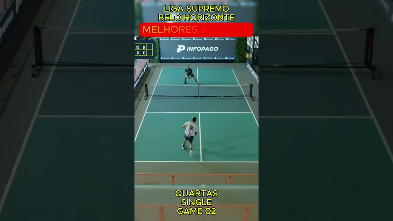 QUARTAS DE FINAL SINGLE MASCULINA - ETAPA LIGA SUPREMO DE PICKLEBALL BELO HORIZONTE (GAME 02)