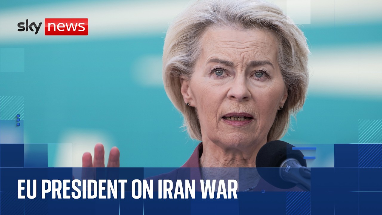 Ursula von der Leyen gives update on impact of Middle East conflict