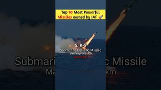 Indias Top 10 Most Powerful Missiles 🚀 #shorts #facts #missile