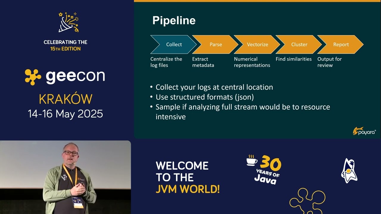 GeeCON 2025: Patrik Duditš - From Clutter to Clusters: Vector Embeddings for Log File Analysis