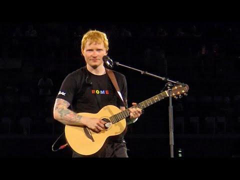 Ed Sheeran - Hearts Don't Break Around Here "The Mathematics European Tour" Live in Roma 14.06.2025