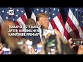 Trump blasts Nikki Haley for staying in race in New Hampshire victory speech  - 01:42 min - News - Video